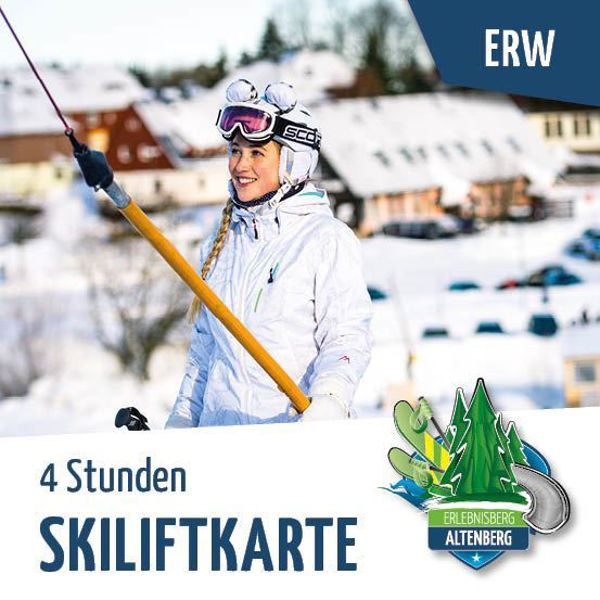 Skiliftkarte 4 Stunden Altenberg Erwachsene Wiegand Erlebnisberge OnlineShop Tickets online kaufen