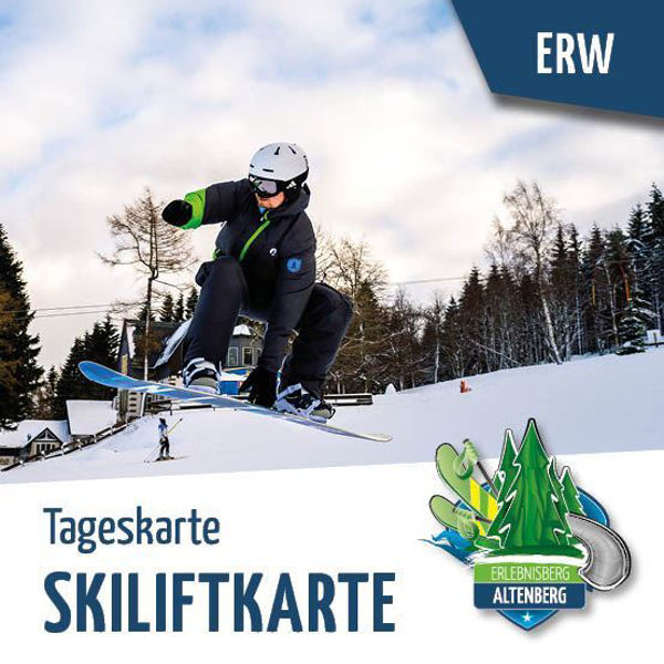 Skiliftkarte Tageskarte Altenberg Erwachsene Wiegand Erlebnisberge OnlineShop Tickets online kaufen