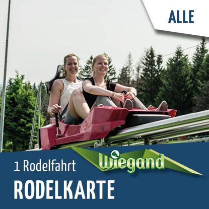 Aktion 1 Rodelfahrt ERLEBNISBERGE Alle Gäste Wiegand Erlebnisberge OnlineShop Tickets online kaufen