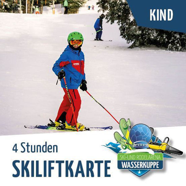 Skiliftkarte 4 Stunden Wasserkuppe Kinder Wiegand Erlebnisberge OnlineShop Tickets online kaufen