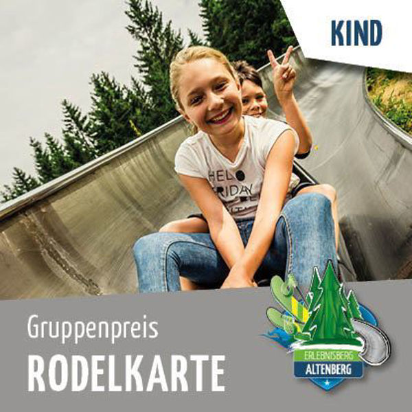 Rodelkarte Gruppenpreis Einzelfahrt Altenberg Kinder Wiegand Erlebnisberge OnlineShop Tickets online kaufen