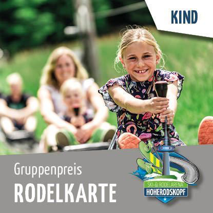 Rodelkarte Gruppenpreis Einzelfahrt Hoherodskopf Kinder Wiegand Erlebnisberge OnlineShop Tickets online kaufen