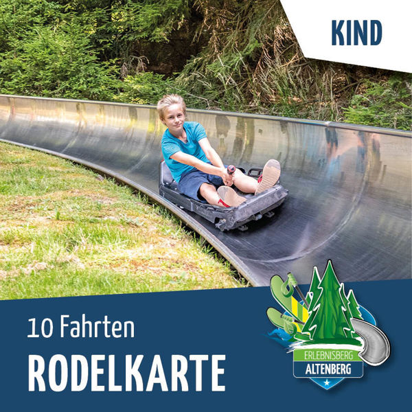 Rodelkarte 10 Fahrten Altenberg Kind Wiegand Erlebnisberge OnlineShop Tickets online kaufen