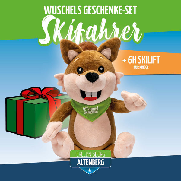 Wuschel´s Geschenkepaket SKIFAHRER - Ideals als Geschenk für Freunde, Familie und Kinder