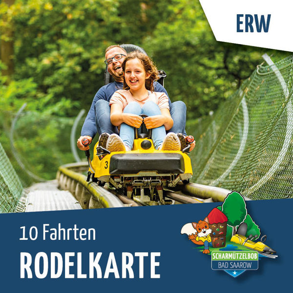 Rodelkarte 10 Fahrten Scharmützelbob Erwachsene Wiegand Erlebnisberge OnlineShop Tickets online kaufen