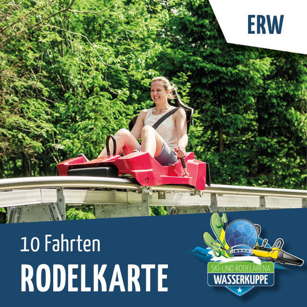Rodelkarte 10 Fahrten Wasserkuppe Erwachsene Wiegand Erlebnisberge OnlineShop Tickets online kaufen