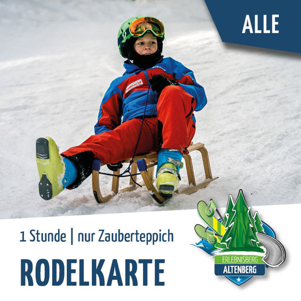 Winter-Rodelkarte Skiliftekarte Altenberg Kinder Wiegand Erlebnisberge OnlineShop Tickets online kaufen