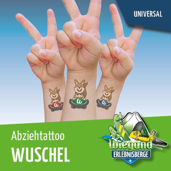 Abziehtattoo "Wuschel"