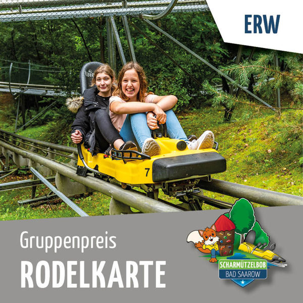 Rodelkarte Gruppenpreis Scharmützelbob Erwachsene Wiegand Erlebnisberge OnlineShop Tickets online kaufen