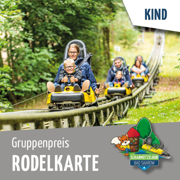 Rodelkarte Gruppenpreis Scharmützelbob Kinder Wiegand Erlebnisberge OnlineShop Tickets online kaufen